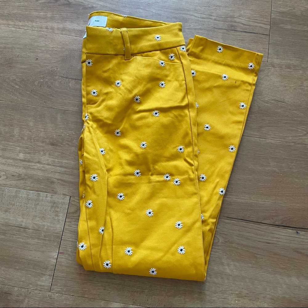 floral business pants